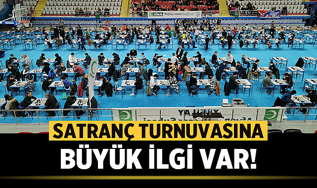Afyonkarahisarda Satranç turnuvasına büyük ilgi