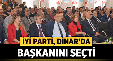 Dinar'ın yeni İYİ Parti ilçe başkanı seçildi