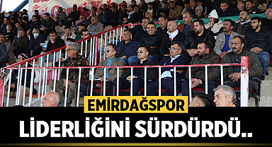 Emirdağspor, Susuz Belediyespor'ı mağlup etti, liderliğini sürdürdü
