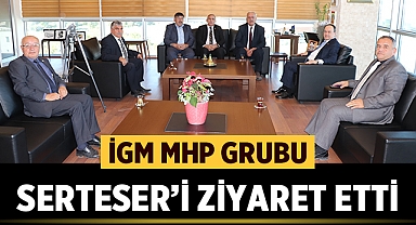İl Genel Meclisi Milliyetçi Hareket Partisi Grubu, Serteser'i ziyaret etti