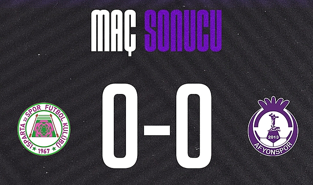 Isparta 32 Spor 0-0 Hes İlaç Afyonspor