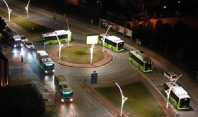 Kocaeli Büyükşehir'in 26 yeni otobüsü Kocaeli'de