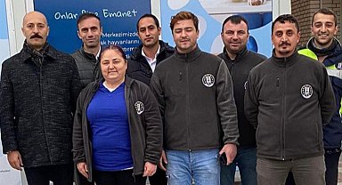Kütahya'da veterinerlerden rehabilitasyon merkezine ziyaret