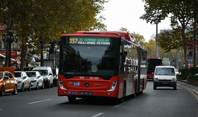 Yeni EGO otobüsleri Başkent yollarında