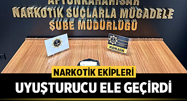 Afyonkarahisar'da Narkotik Ekipleri uyuşturucu ele geçirdi
