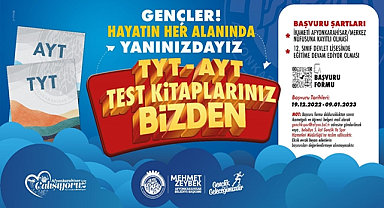 Afyonkarahisar Belediyesi öğrencilere ücretsiz test kitabı hediye edecek