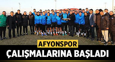 Afyonspor, devre arası çalışmalarına moralli bir şekilde başladı