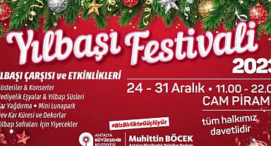Antalya Büyükşehir'den yılbaşı festivali