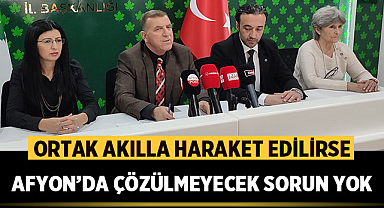 Başkan Niyazi Ertaş: Afyon hak ettiği değeri göremiyor!
