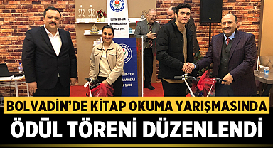 Bolvadin'de Kitap Okuma Yarışmasında Ödül Töreni düzenlendi