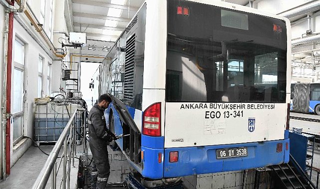 EGO otobüsleri kışa hazır