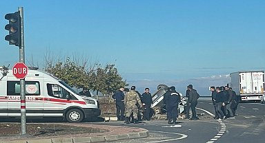 Hilvan cezaevi önünde trafik kazası! 1 ölü, 3 yaralı
