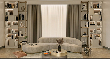 İtalyan Salon Dekorasyonu - Lupo Home