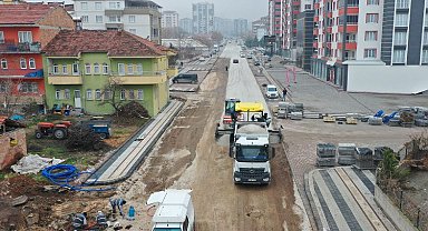 Malatya Büyükşehir'den yol bakım çalışması