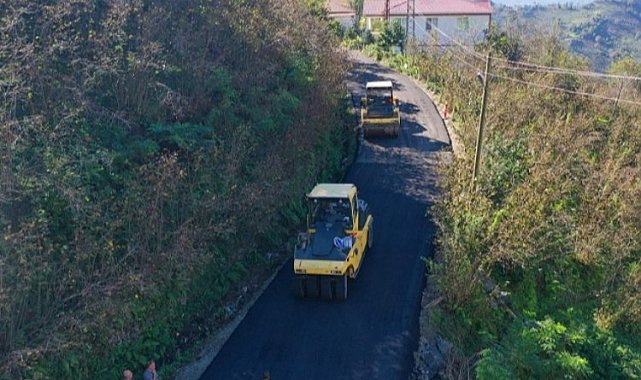 Ordu Büyükşehir'den asfalt mesaisi