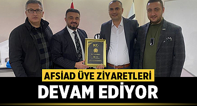 AFSİAD Üyelerini ziyaret etmeye devam ediyor