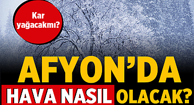 Afyon'a Kar yağacak mı? - Afyon Hava Durumu