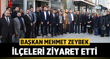 Afyonkarahisar Belediye Başkanı ilçeleri ziyaret etti