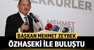 Afyonkarahisar Belediye Başkanı, Özhaseki ile bir araya geldi.