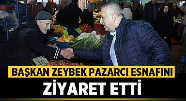 Afyonkarahisar Belediye Başkanı pazarcı esnafını ziyaret etti