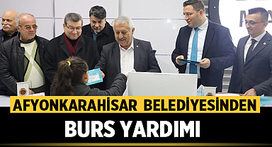 Afyonkarahisar Belediyesi öğrencilere eğitim bursu veriyor 