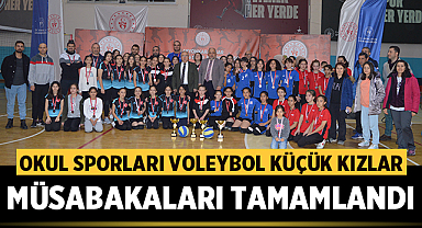 Afyonkarahisar'da Voleybol küçük kızlar müsabakaları tamamlandı