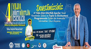 Afyonkarahisar'da Yerel Yönetimler Şöleni ve Toplu İş Sözleşmesi programı gerçekleştirilecek