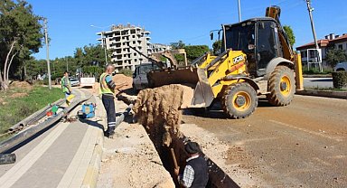 Antalya Manavgat Sarılar'da içme suyu çalışması bitiyor