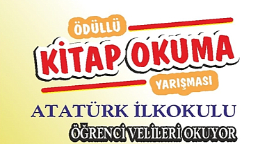 Atatürk İlkokulunda Altın Değerinde Kitap Okuma Yarışması
