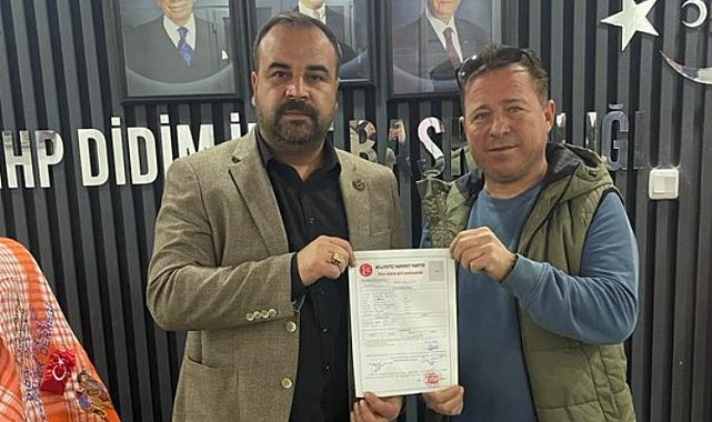 Aydın Didim'de iş insanı Gürcan Zorlu MHP'ye katıldı