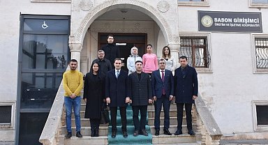 Batman Üniversitesi Rektörü Sason'u ziyaret etti