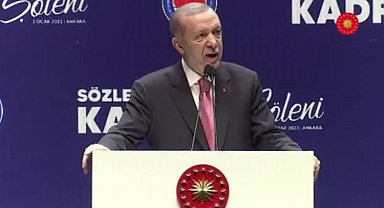Cumhurbaşkanı Erdoğan zam oranını 'kadro şöleni'nde açıkladı