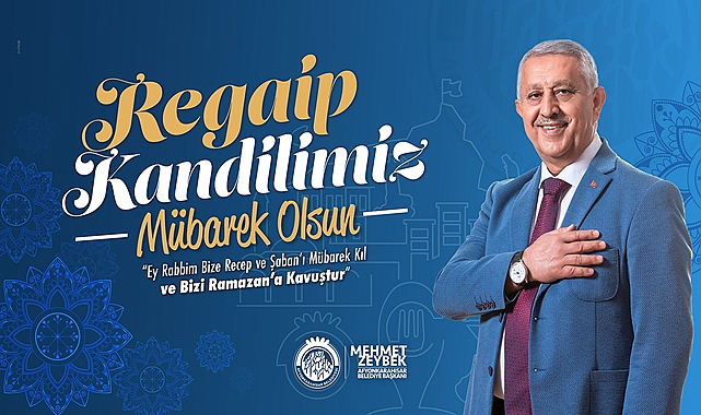 Mehmet Zeybek, Regaip Kandili dolayısıyla bir mesaj yayınladı