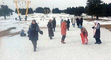 Mudanyalı gençlerden 'Uludağ Milli Park' keyfi