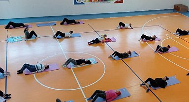 Muğla Milas'ta kadınlarla 'yaşam boyu spor' başladı