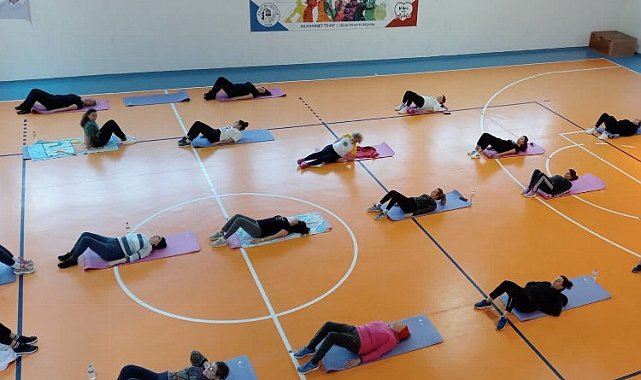 Muğla Milas'ta kadınlarla 'yaşam boyu spor' başladı