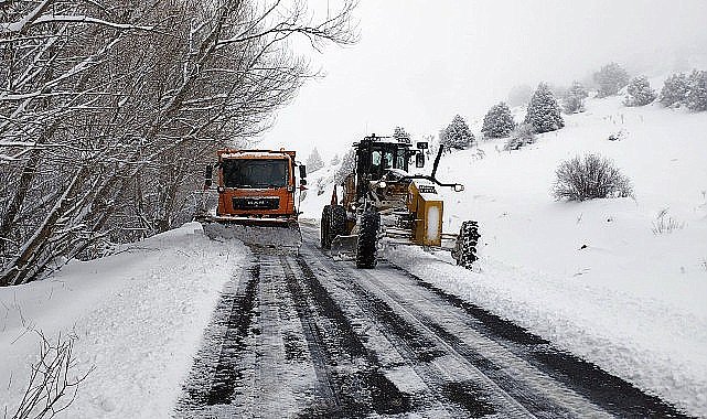 Selçuklu'da Ekipler Kar Mesaisinde