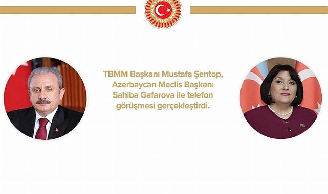 TBMM Başkanı Şentop'tan Azerbaycan'a taziye telefonu