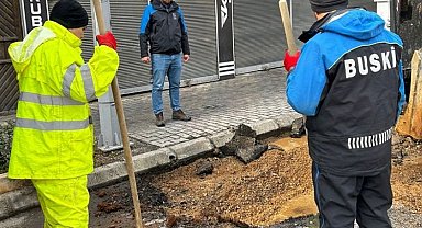 Afet bölgesinde altyapıya BUSKİ müdahalesi