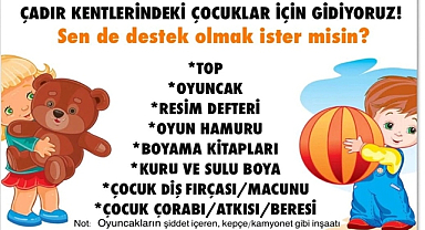 Afyonkarahisar Belediye Şehir Tiyatrosu, çocuklar için yardım kampanyası başlattı