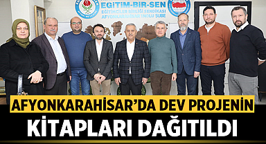 Afyonkarahisar'da dev projenin kitapları dağıtıldı