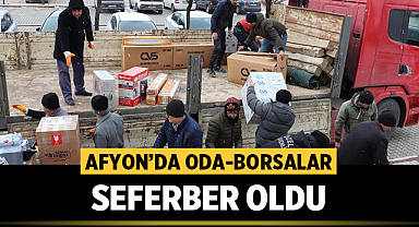 Afyonkarahisar'daki Oda ve Borsalar seferber oldu