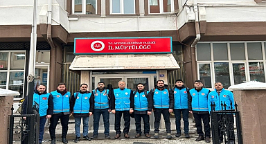 Afyonkarahisar İl Müftülüğü Personeli  Deprem Bölgesi İçin Seferber Oldu