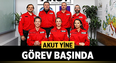 AKUT depremde görev başında
