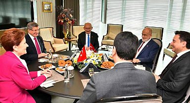 Altılı Masa bugün toplanıyor! Gündem: seçim