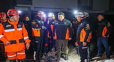 Başkan Erhan Kılıç ve arama kurtarma ekibi Osmaniye'de