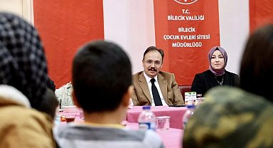 Bilecik Valisi depremzede çocuklarla buluştu