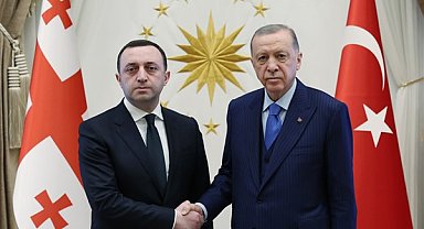 Cumhurbaşkanı Erdoğan, Gürcistan Başbakanı Garibaşvili’yi kabul etti
