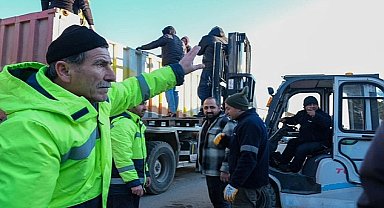 Didim'den Deprem Bölgesine Destekler Devam Ediyor