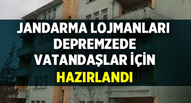 Emirdağ'da Jandarma lojmanları depremzedeler için hazırlandı